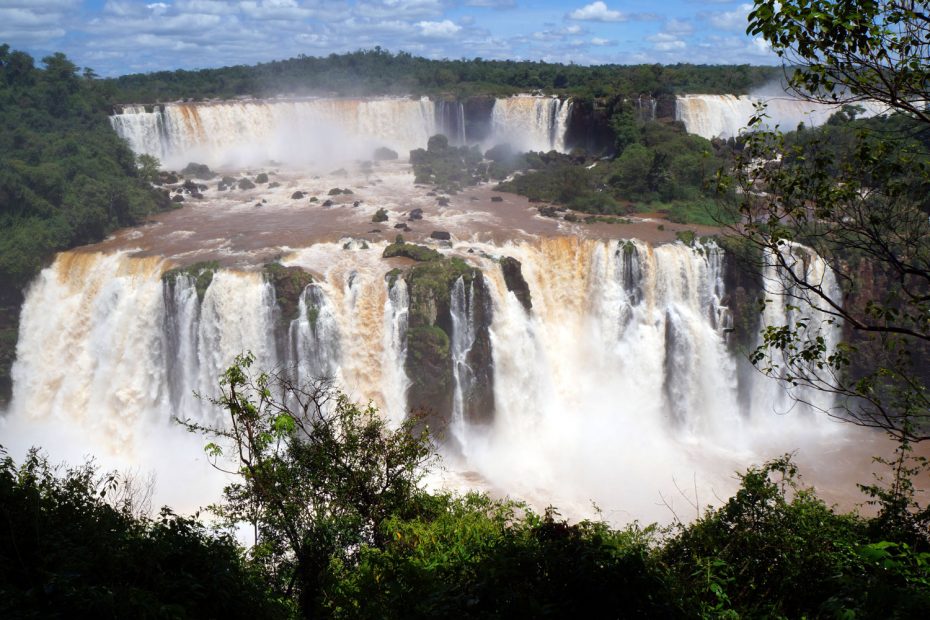 Panorámica Cataratas del Iguazú lado Brasil