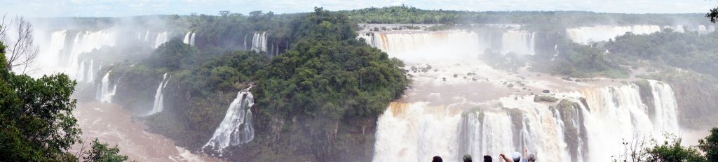 Cataratas del Iguazú - Vista panorámica desde lado brasilero.