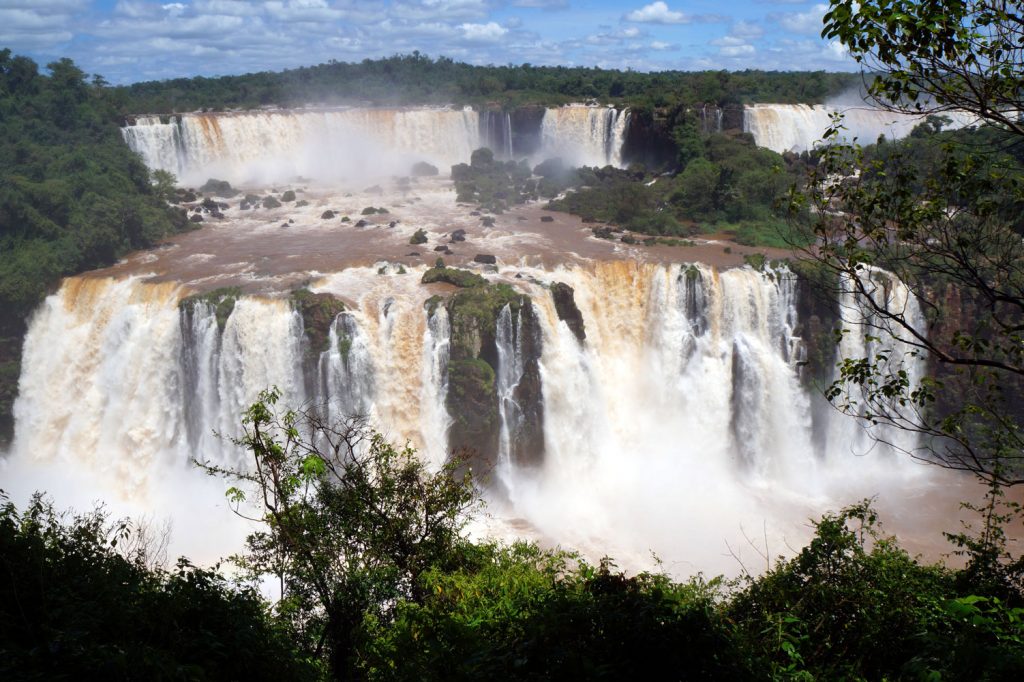 Cataratas del Iguazú - Vista desde lado brasilero.