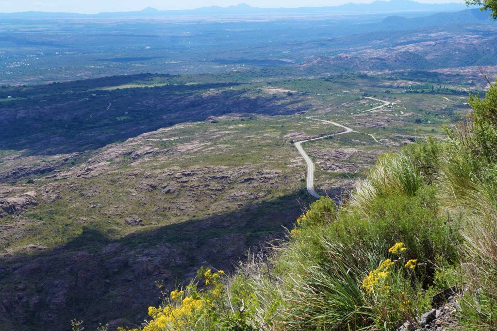 Valle de Traslasierra visto desde Camino de las Altas Cumbres - Córdoba