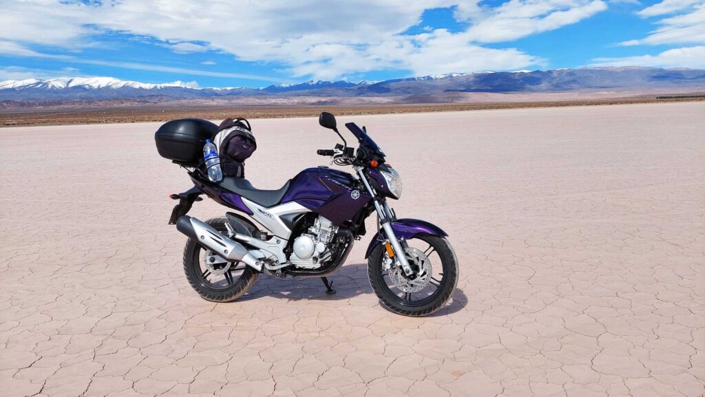 Yamaha Fazer YS250 - Pampa del Leoncito - San Juan - Argentina