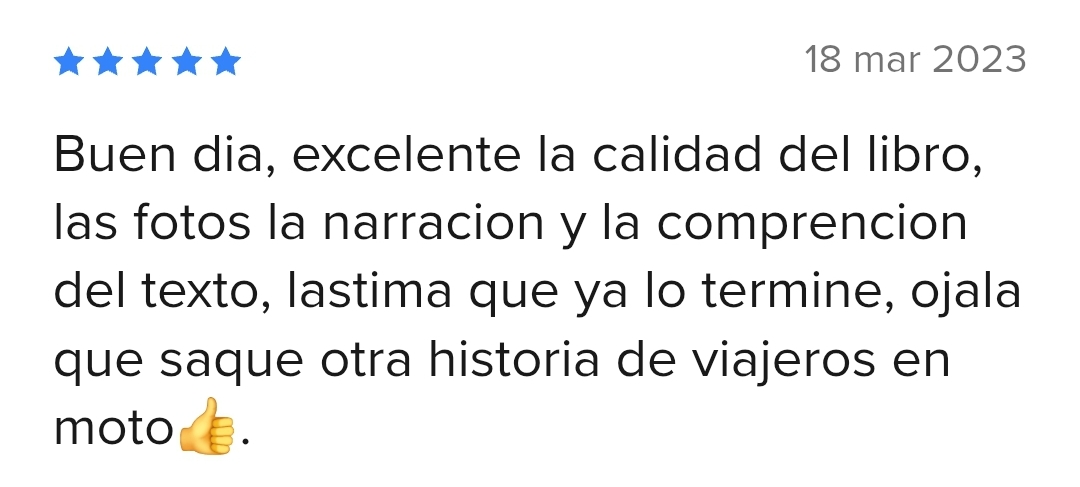 Valoración y reseña libro Mercadolibre