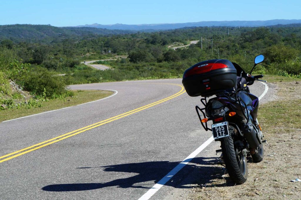 Ruta 2 entre Icaño y Ancasti - Catamarca - Yamaha Fazer YS250